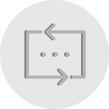 vektör Masaj simgesini sıfırla 