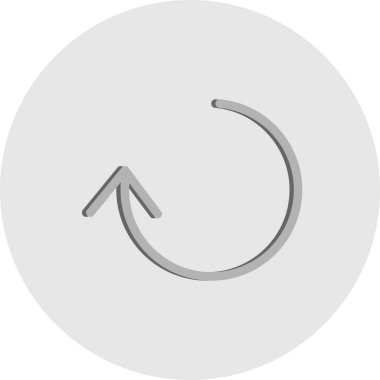 Beyaz arkaplanda yassı simgeyi yenile