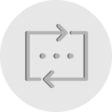 vektör Masaj simgesini sıfırla 