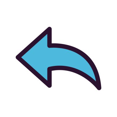 vektör Sol Yönlendirme simgesi 