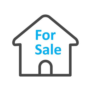 Beyaz arkaplanda vektör satışı simgesi