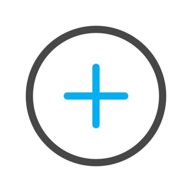 Beyaz arkaplana düz simge ekle