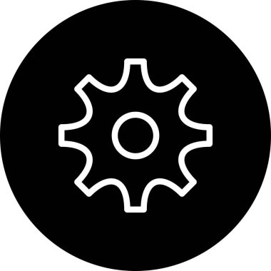 Beyaz arkaplanda düz simge ayarlanıyor