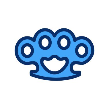 Mavi suyu olan çizgi film karakterinin vektör çizimi