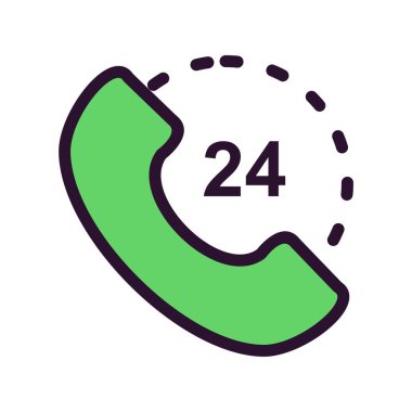 vektör telefon hizmeti simgesi 