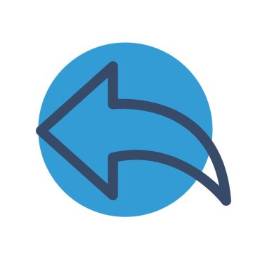 vektör Sol Yönlendirme simgesi 