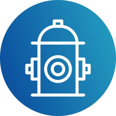 Modern b 'nin vektör illüstrasyonunda gaz ikonu yok