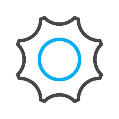 Beyaz arkaplanda düz simge ayarlanıyor