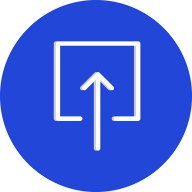 Modern b 'nin vektör illüstrasyonunda oklardan yoksun simge