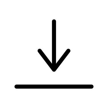 Beyaz arkaplanda düz simge indir