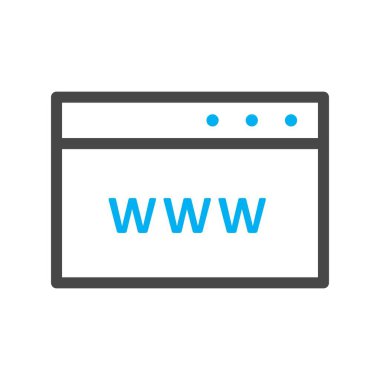  Beyaz arkaplanda vektör web düz simgesi