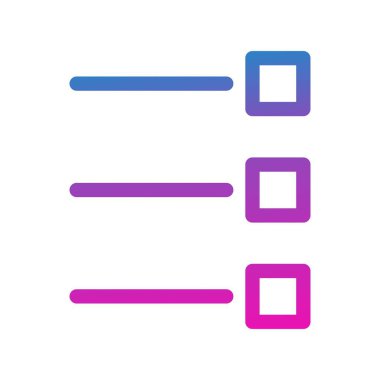 Beyaz arkaplanda vektör Menüsü düz simgesi