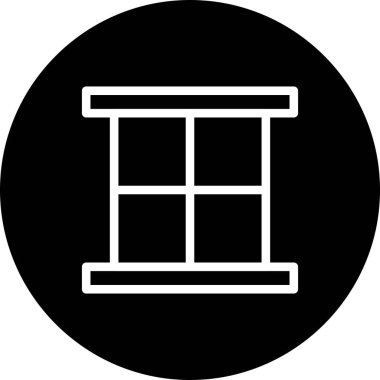 Modern b 'nin vektör illüstrasyonu adaletin ikonundan yoksun