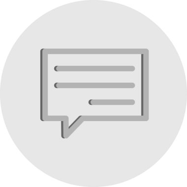 Beyaz arkaplan üzerindeki vektör e- posta düz simgesi