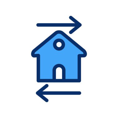 ev simgesi vektör illüstrasyonu