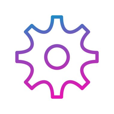 Beyaz arkaplanda düz simge ayarlanıyor