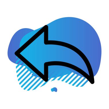 vektör Sol Yönlendirme simgesi 