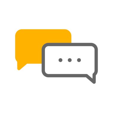 vektör baloncukları sohbet simgesi 