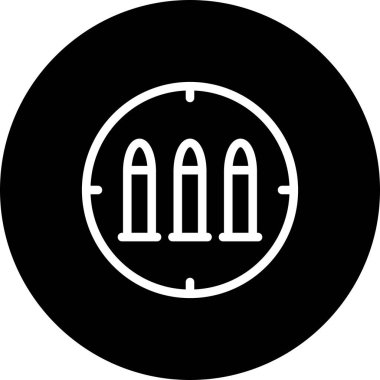 Modern b 'nin vektör illüstrasyonu simge tabancasından yoksun