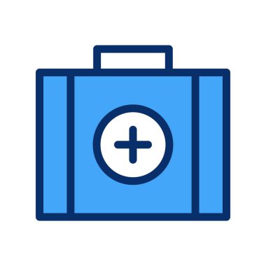 vektör Tıbbi Kutu simgesi 