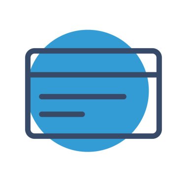 vektör kredi kartı simgesi 