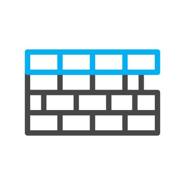 Tuğla simgesinin vektör illüstrasyonu