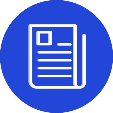 Modern b 'nin vektör illüstrasyonunda belgenin eksik simgesi