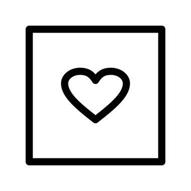 Beyaz arkaplanda en sevilen düz simge