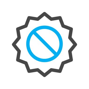 Beyaz arkaplanda düz vektör bloğu simgesi