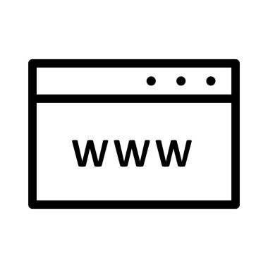  Beyaz arkaplanda vektör web düz simgesi