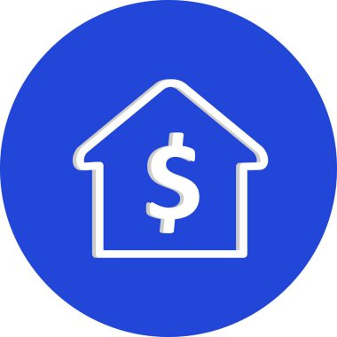 Beyaz arkaplanda ev simgesi