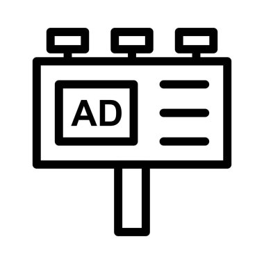 seo ve pazarlama satırı vektör simgesi.