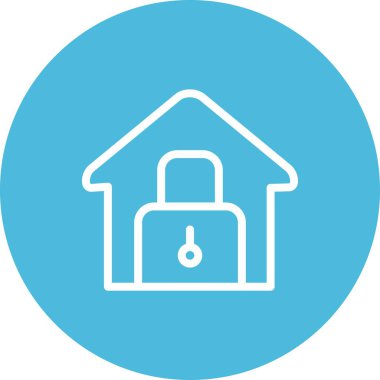  Vektör Kilit Evi simgesi 