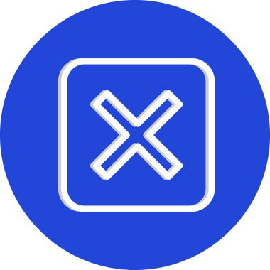 İşaretli bir düğmenin vektör illüstrasyonu