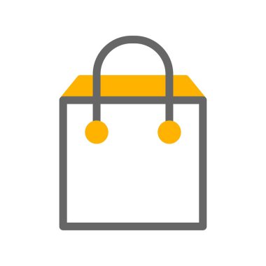 Vektör alışveriş torbası simgesi 