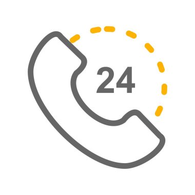 vektör telefon hizmeti simgesi 