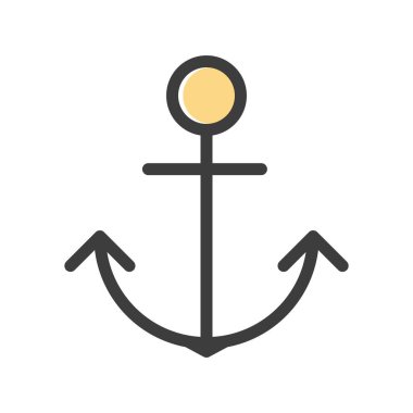 çapa simgesi vektör illüstrasyonu