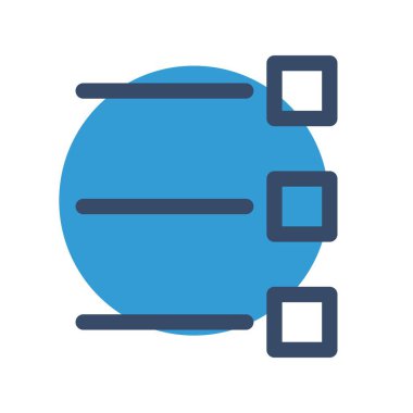 Beyaz arkaplanda vektör Menüsü düz simgesi