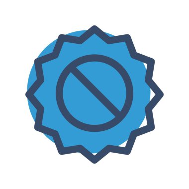 Beyaz arkaplanda düz vektör bloğu simgesi