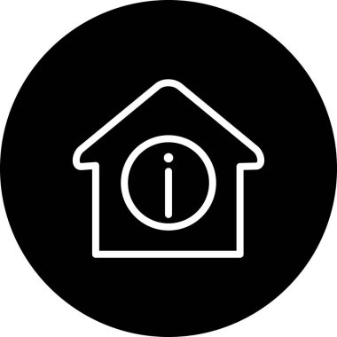 Ev simgesi vektör illüstrasyonu