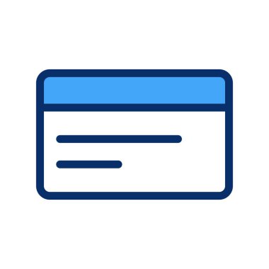 vektör kredi kartı simgesi 