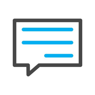 Beyaz arkaplan üzerindeki vektör e- posta düz simgesi