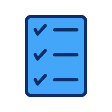 vektör kontrol listesi simgesi 