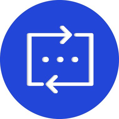 vektör Masaj simgesini sıfırla 