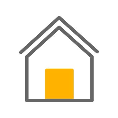 ev simgesi, vektör illüstrasyonu