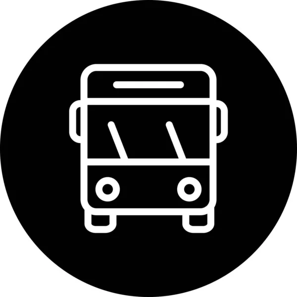 Bus Pictogram Vector Illustratie — Stockvector