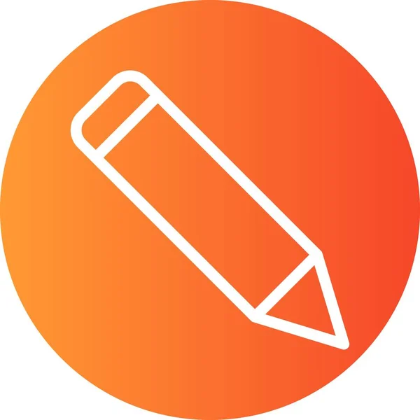 Icona Arancione Vettoriale Sfondo Bianco — Vettoriale Stock