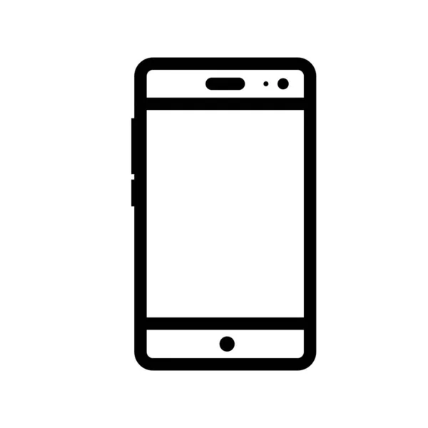 智能手机图标 扁平的设计风格 — 图库矢量图片