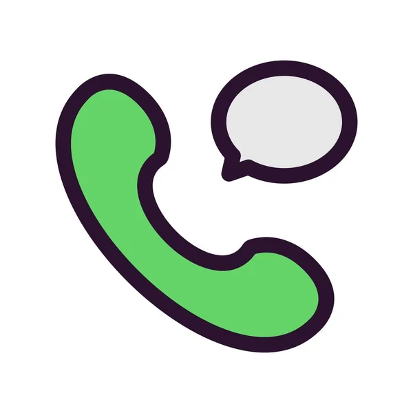 Иконка Векторного Call Chat — стоковый вектор