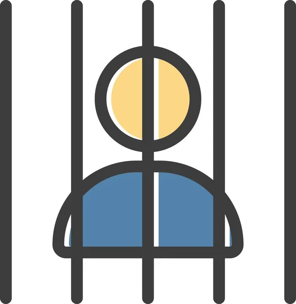Εικονίδιο Επιπέδου Φυλακής Διανύσματος — Διανυσματικό Αρχείο